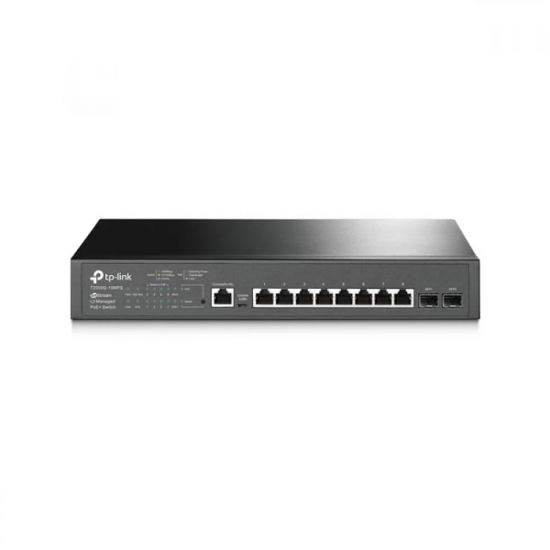 TP-LINK T2500G-10MPS 8-Port Gigabit L2 Managed PoE Swirch WITH 2 SFP Slots