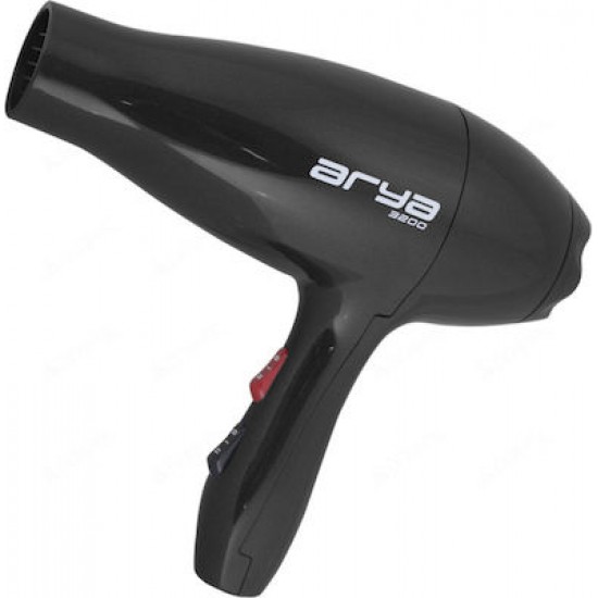 Arya 3200 Σεσουάρ Μαλλιών  1800W Black and Red