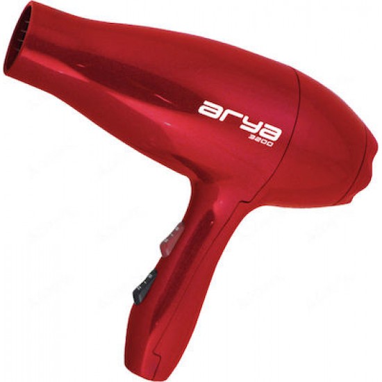 Arya 3200 Σεσουάρ Μαλλιών  1800W Black and Red