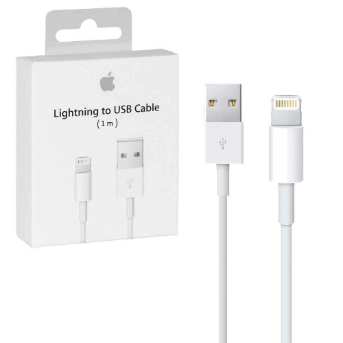 Apple USB-A to Lightning Cable 2.0 Λευκό 1m