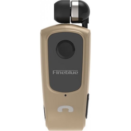Fineblue F920 In-ear Bluetooth Handsfree Ακουστικό Χρυσό