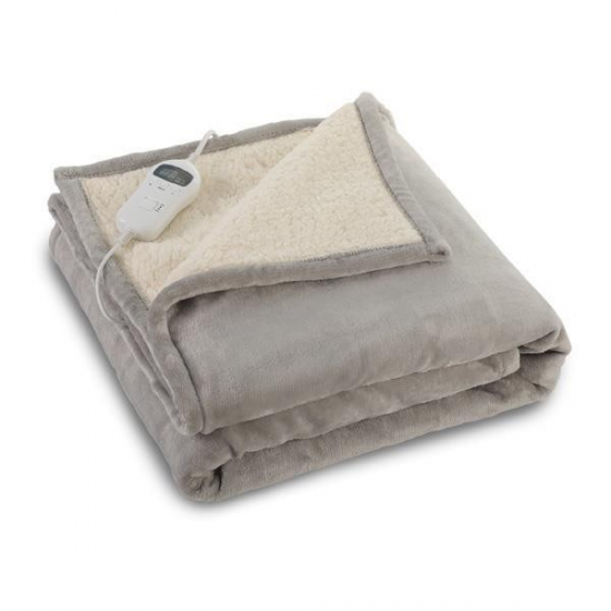 ΗΛΕΚΤΡΙΚΗ ΚΟΥΒΕΡΤΑ FLEECE 180*130CM ΠΛΕΝΟΜΕΝΗ 120W