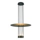 Φωτιστικό Κρεμαστό ELIA LED 18W 3000K 1260LM Μαύρο Μεταλλικό IP20