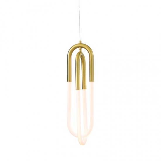 Φωτιστικό Κρεμαστό VENUS LED 16W 3000K 1120LM Ορείχαλκο Μεταλλικό IP20