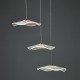 Φωτιστικό Κρεμαστό NINFEA LED 15W 3000K 1050LM Ορείχαλκο Μεταλλικό IP20 