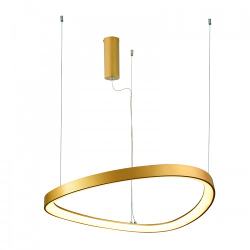 Φωτιστικό Κρεμαστό HARMONY LED 36W 3000K 2700LM Χρυσό Αλουμίνιο IP20  