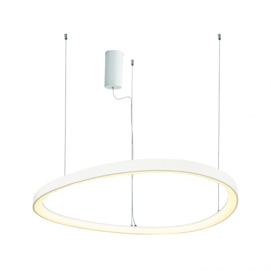 Φωτιστικό Κρεμαστό LED HARMONY  36W 3000K 2700LM Λευκό Αλουμίνιο IP20
