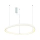 Φωτιστικό Κρεμαστό LED HARMONY  36W 3000K 2700LM Λευκό Αλουμίνιο IP20
