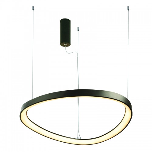 Φωτιστικό Κρεμαστό HARMONY LED 54W 3000K 4000LM Μαύρο Αλουμίνιο IP20