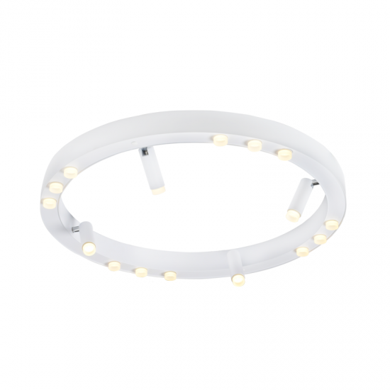 Φωτιστικό Οροφής MAGNETO LED 48W COB Λευκό και σε Μαύρο Αλουμίνιο 3000K 4320LM  