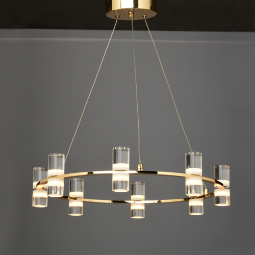 Φωτιστικό Κρεμαστό IONIAN LED2835 32W Χρυσό Αλουμίνιο 3000Κ 2880LM 