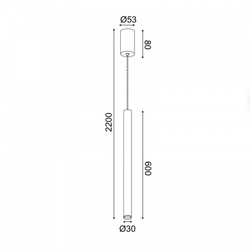 Φωτιστικό Κρεμαστό FINO LED 5W 3000K 400LM σε Λευκό , Μαύρο και σε Χρυσό Μεταλλικό IP20