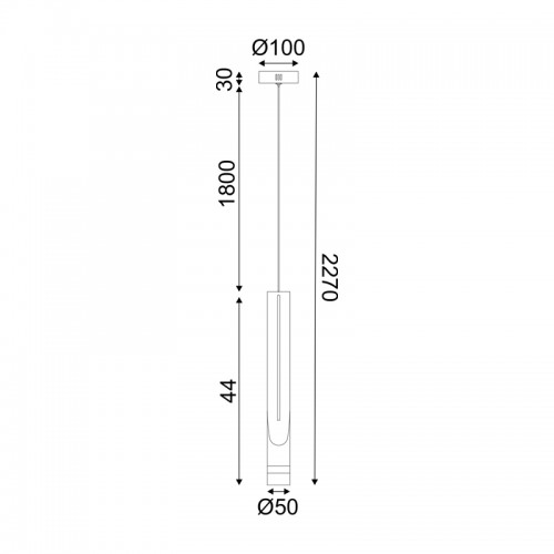 Φωτιστικό Κρεμαστό ESTRELA LED 5W 3000K 300LM σε Λευκό και σε Μαύρο Μεταλλικό IP20