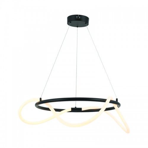 Φωτιστικό Κρεμαστό KYMA LED 36W 3000K 2100LM Μαύρο Μεταλλικό IP20