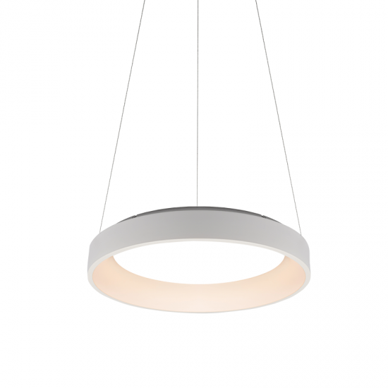 Φωτιστικό Κρεμαστό APOLLO LED 80W 3000K 4100LM σε Λευκό και σε Μαύρο Μεταλλικό