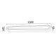 Φωτιστικό Οροφής SOLO LED 52W DIM 3000K 3600LM Μεταλλικό Λευκό IP20