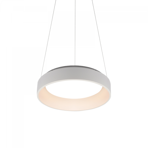 Φωτιστικό Κρεμαστό LED 34W 3000K 1700LM σε Λευκό και σε Μαύρο Μεταλλικό  