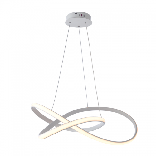 Φωτιστικό Κρεμαστό LED GORDIUS 48W 3000K 2880LM σε Λευκό σε Μαύρο και σε Ορείχαλκο Αλουμίνιο