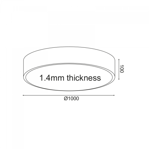 Φωτιστικό Οροφής LED 100W 8000LM 3000K σε Λευκό και σε Μαύρο Μεταλλικό
