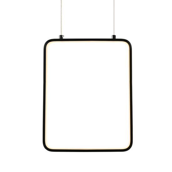 Φωτιστικό Κρεμαστό SYMETRIA LED 15W 3000K 1390LM σε Λευκό και σε Μαύρο Μεταλλικό