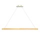 Φωτιστικό Κρεμαστό CANELA LED 13W 3000K 1300LM Ξύλο + Λευκό Μετ/κο