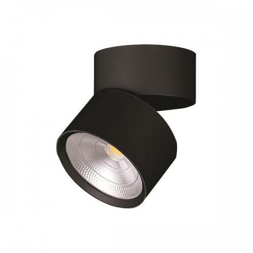 Φωτιστικό Οροφής Κινητό Κύλινδρος LED 15W Μαύρο Plus