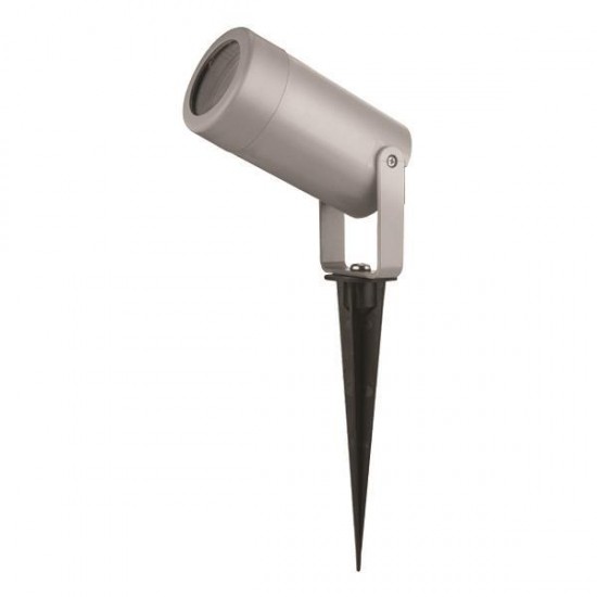 Φωτιστικό Σποτ Κήπου Πλαστικό GU10 Γκρι