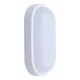 Φωτιστικό Τοίχου Οβάλ LED 12W AC/DC Λευκό Plus