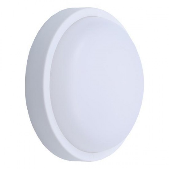 Φωτιστικό Τοίχου Στρογγυλό LED 18W Λευκό Plus