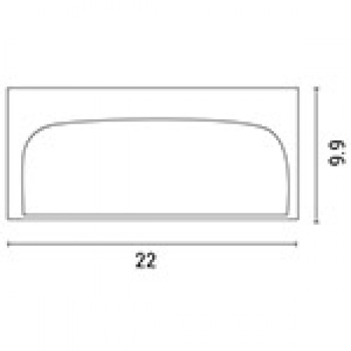 Φωτιστικό Απλίκα Τοίχου Οβάλ E27 Max 10W LED Μαύρη Pro