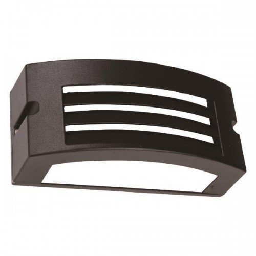Φωτιστικό Απλίκα Τοίχου Οβάλ E27 Max 10W LED Μαύρη Pro