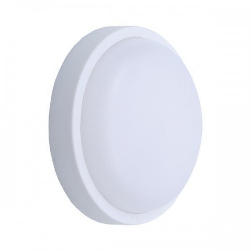 Φωτιστικό Τοίχου Στρογγυλό LED 18W AC/DC Λευκό Plus