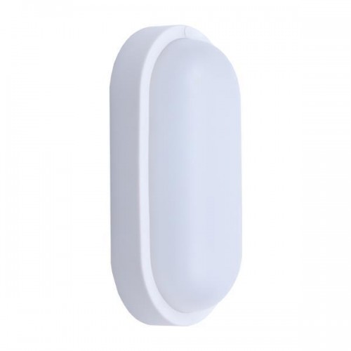 Φωτιστικό Τοίχου Οβάλ LED 12W Λευκό Plus