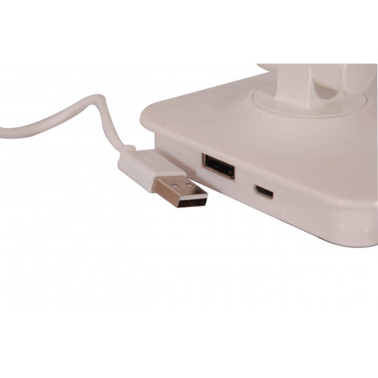Φωτιστικό Tlc 008 WH Πορτατίφ LED Λευκό Powerbank – Touch – Dimmer