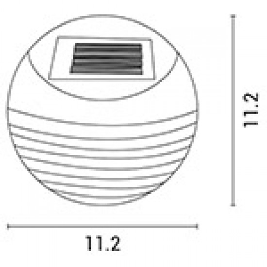 Φωτιστικό Απλίκα Με Ηλιακό Panel