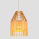 Φωτιστικό Κρεμαστό Μονόφωτο Ξύλινο