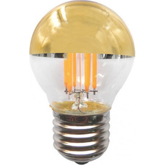 Λάμπα COG LED Half Gold Retro 4W E27 2700K Dimmable