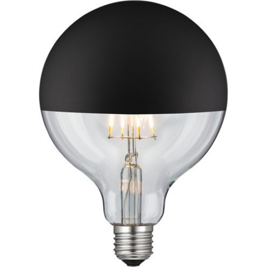 Λάμπα Cog Led Half Black Globe Ø125 6W E27 2700K Dimmable 