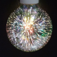 Λαμπτήρας Led 4W E27 Globe Φ95 3D Filament Dimmable
