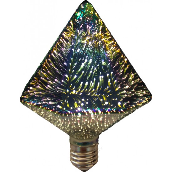 Λάμπα Filament Led Tron 4W E27 2700K Dimmable 3D
