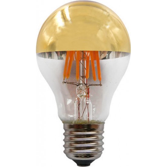Λάμπα COG LED Half Gold Vintage 6W E27 2700K Dimmable