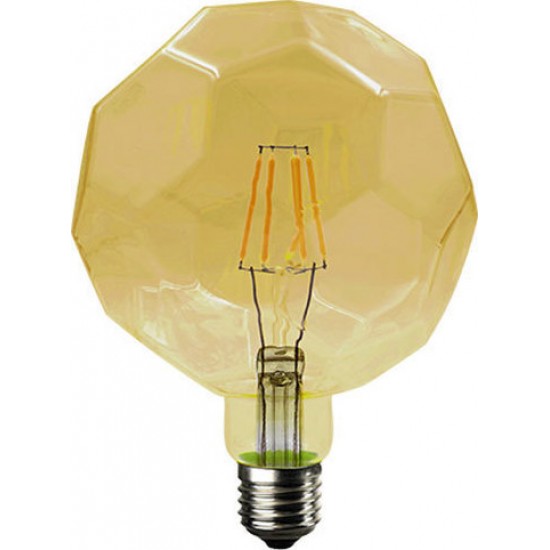 Λάμπα Filament Led Amber Lig 6W E27 2700K Dimmable 