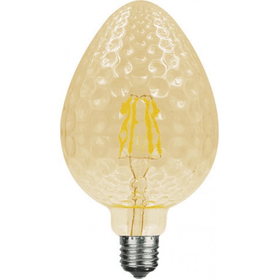 Λάμπα Filament Led Amber Tera 6W E27 2700K Dimmable