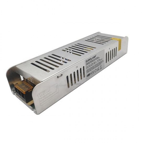 Τροφοδοτικό Μεταλλικό Slim 12V DC 200W IP20 Plus