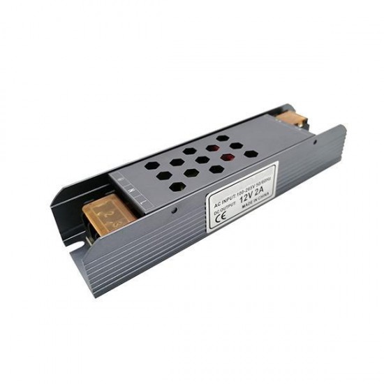 Τροφοδοτικό Μεταλλικό Slim 12V DC 36W IP20 Pro