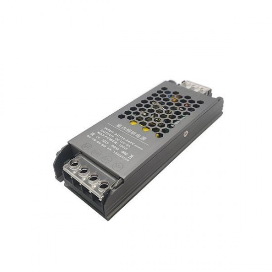 Τροφοδοτικό Μεταλλικό Slim 12V DC 100W IP20 Pro
