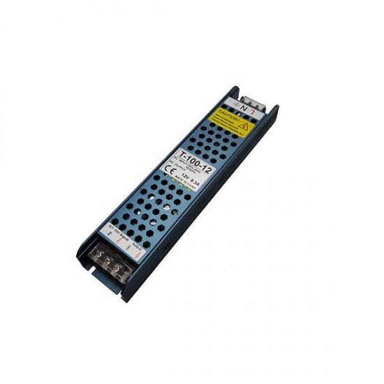 Τροφοδοτικό Μεταλλικό Slim 12V DC Dimming (1-10V) 100W IP20 Pro