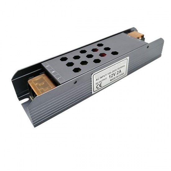 Τροφοδοτικό Μεταλλικό Slim 24V DC 36W IP20 Pro