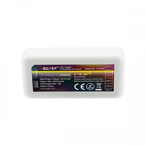 Ασύρματο RF Controller Dimmer 12A DC 12V/122W 24V/288W