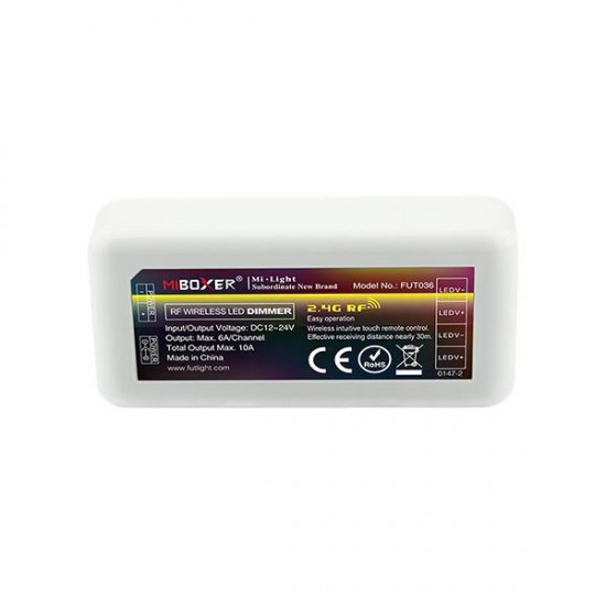 Ασύρματο RF Controller Dimmer 12A DC 12V/122W 24V/288W